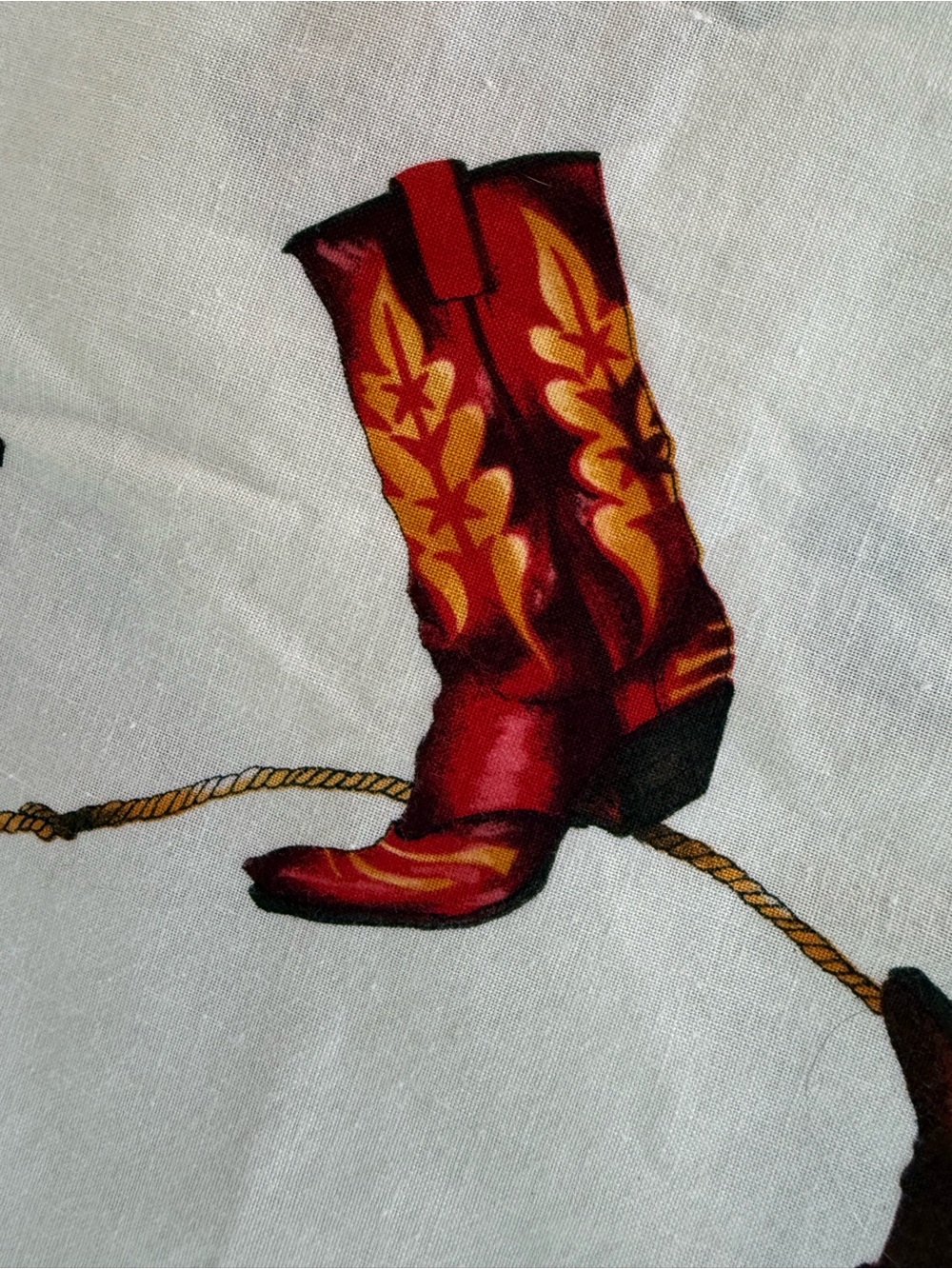 Vintage Roper Cowboy Boot Button Up Dress Shirt Embroidered Women’s sz 9/10 90s - Picture 16 of 16